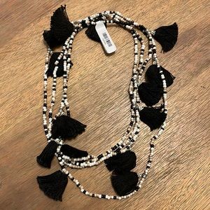 Roller Rabbit Bead and Tassel Necklace